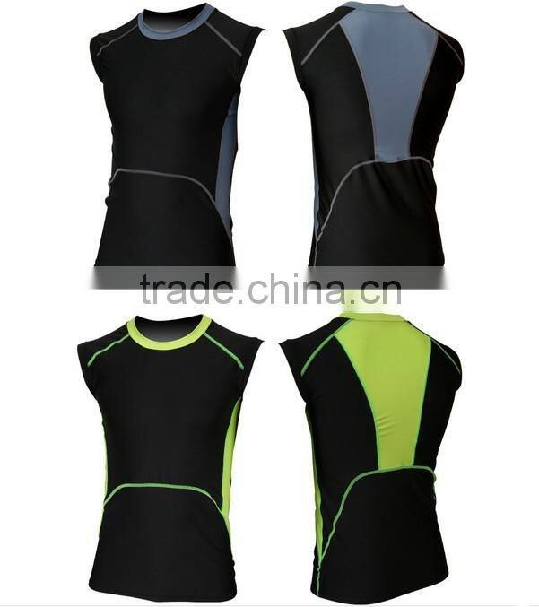Gym Sport Cycling Tights Shirts & Shorts Men Male Compression