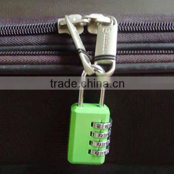 high quality travel luggage 4 dial combination lock safe