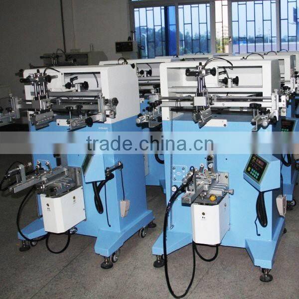 HDPE bottle screen printer for bottle silk screen printer printing HDPE bottle LC-PA-400E