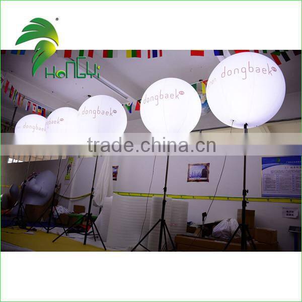 Inflatable Lighting Balloon with Stand / Inflatable LED Decoration Ball / Inflatable Led Light Balloon With Stand Pole