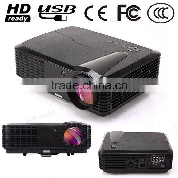 LED Projector HD 1080p Video Home Cinema Theater System 3D Ready 4200 Lumens 1280x800 Native HDMI USB TV VGA AV For School Offic