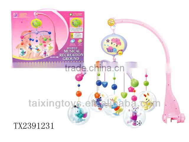 Newest remote control and voice control Baby Bed Bell Toys with music