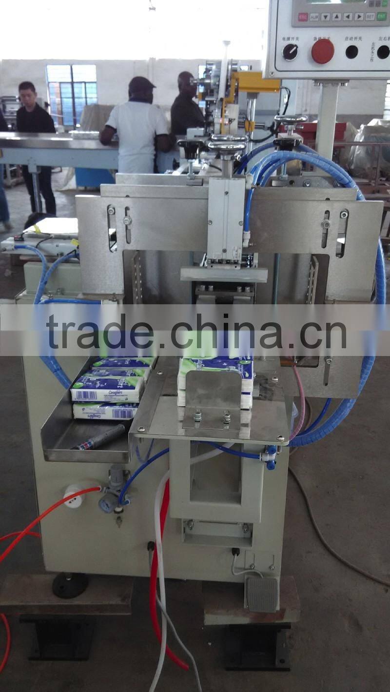 High speed handkerchief tissue multi bags packaging machine