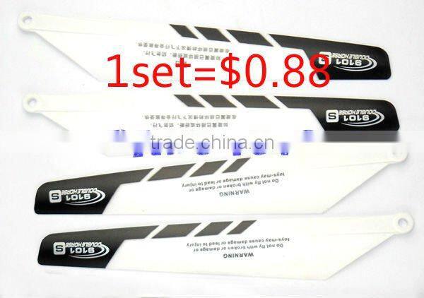 white Main Blade for DH 9101 RC Helicopter Double Horse Accessories SuangMa