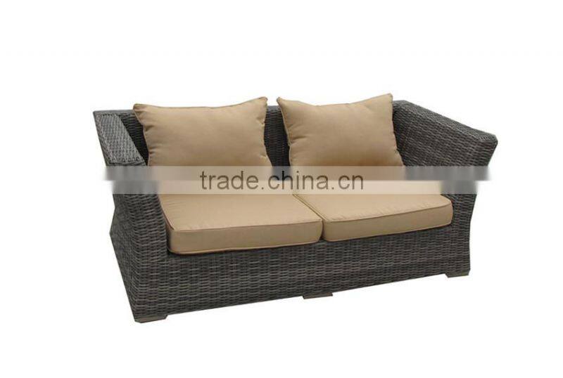 MODERN DESIGN ROUND WICKER GARDEN SET