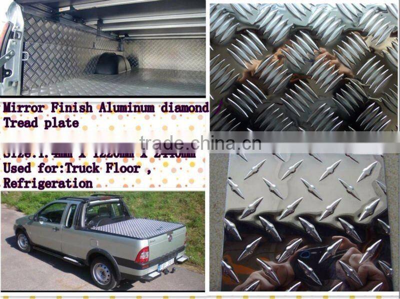 Diamond Stucco 1050 1060 H24 embossed Aluminum Plate