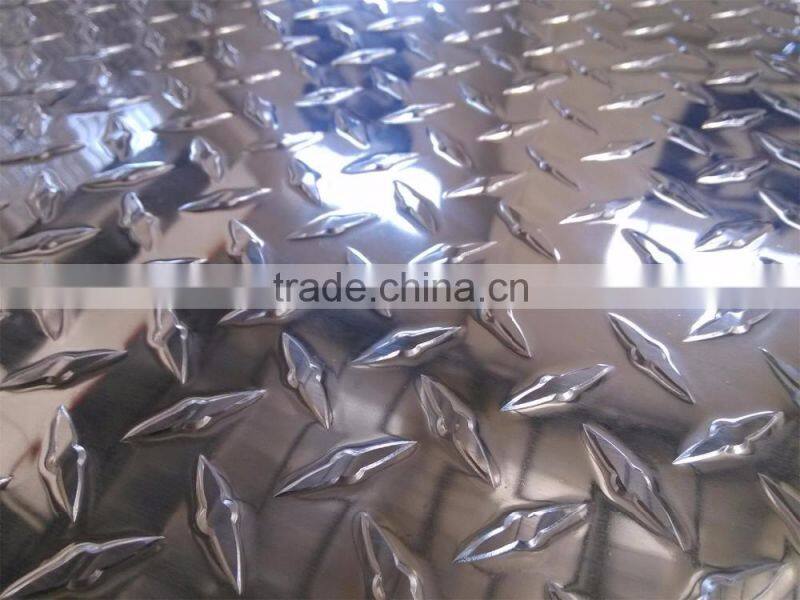 Cast 1050 1060 H24 diamond aluminum plate