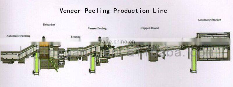 2015 Newest CNC Wood Veneer Peeling Lathe/Spindleless Veneer Peeling Machine