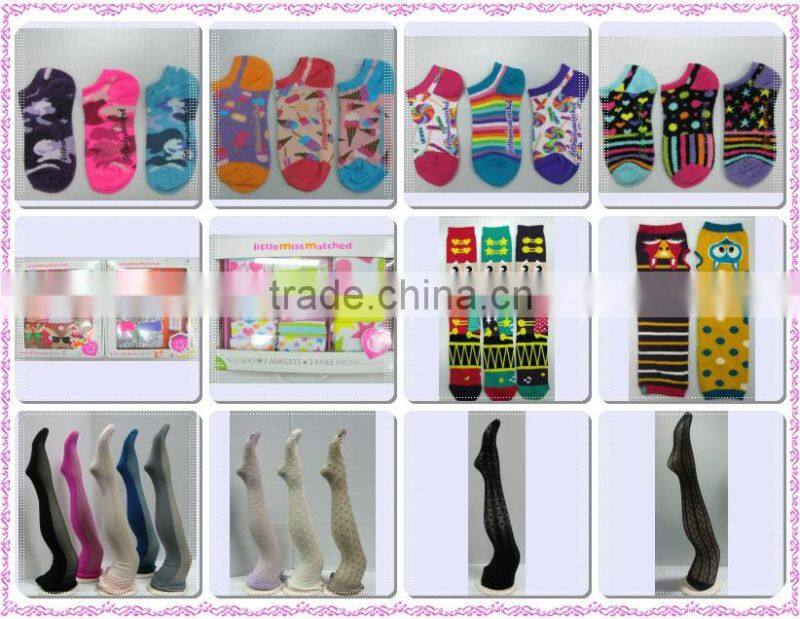 lining design leopard cheap baby socks