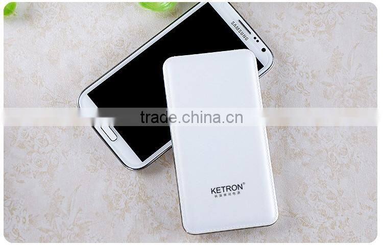 lithium battery charger 10000mah Li-po power bank ultra thin
