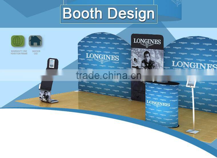 Popular System Kit Cost Effective Promotional Trade Show Indoors Exhibition Booth Stand