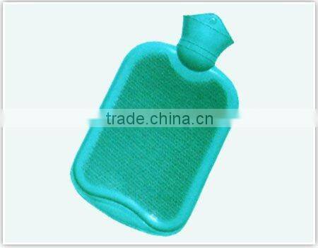 red rubber ribbed hot water bottle wholesale