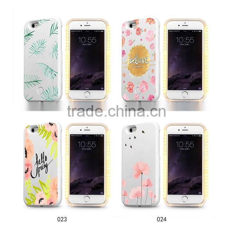3d printer manufacturer china high quality LED lumee pc phone case for iphone 6s 7 for huawei P9 for iphone 7 for samsung S7