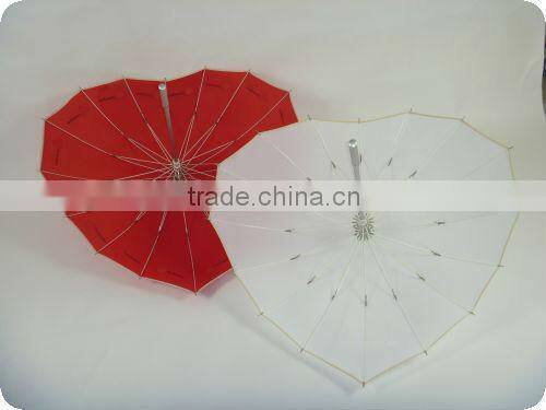 2013 first-class love heart shape special umbrellas for promotion