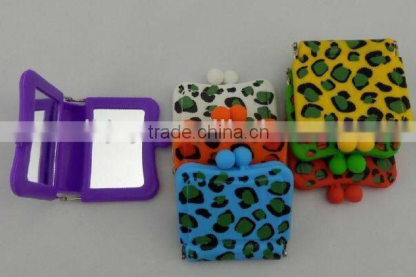 china factory silicone round make up mirror