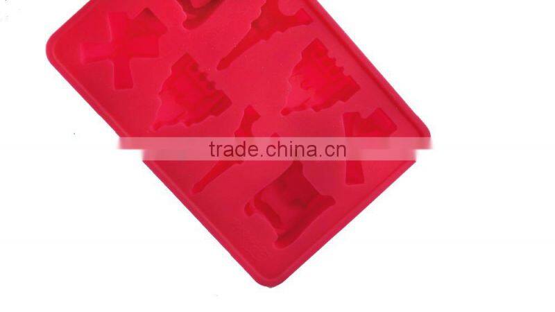 OEM/ODM house shape silicone ice cube tray mold chocolate container