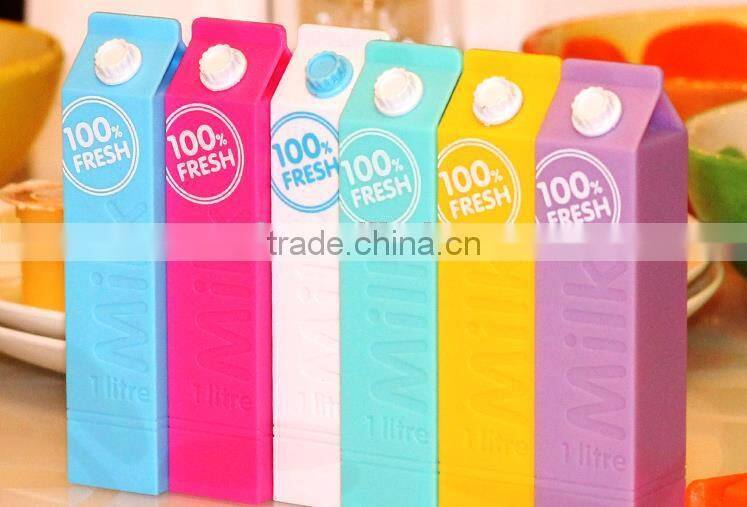 milk external power bank 2600 mah mini universal portable mobile charger
