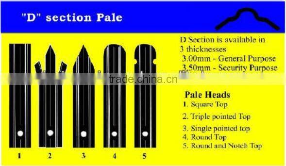 palisade fence / euro fence