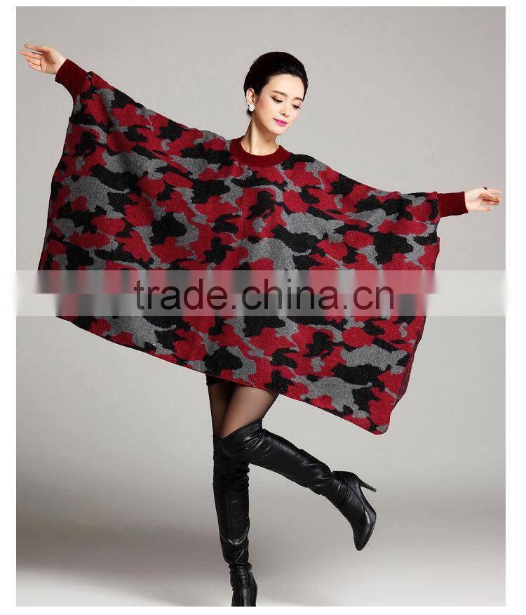 2015 Europe acrylic cape coat cloak