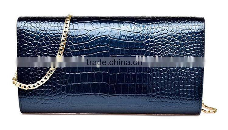 2015 new style fashionable custom luxury leather cluth bag
