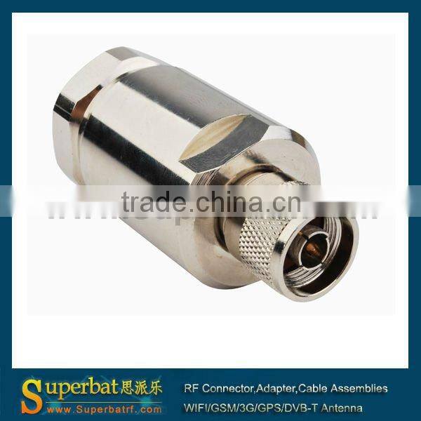 n male pigtail cable Corrugated copper 7/8" cable rf straight connector adapter