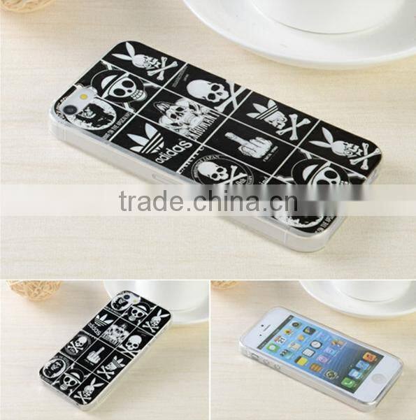 color drawing paint funny silicone case for iphone 5