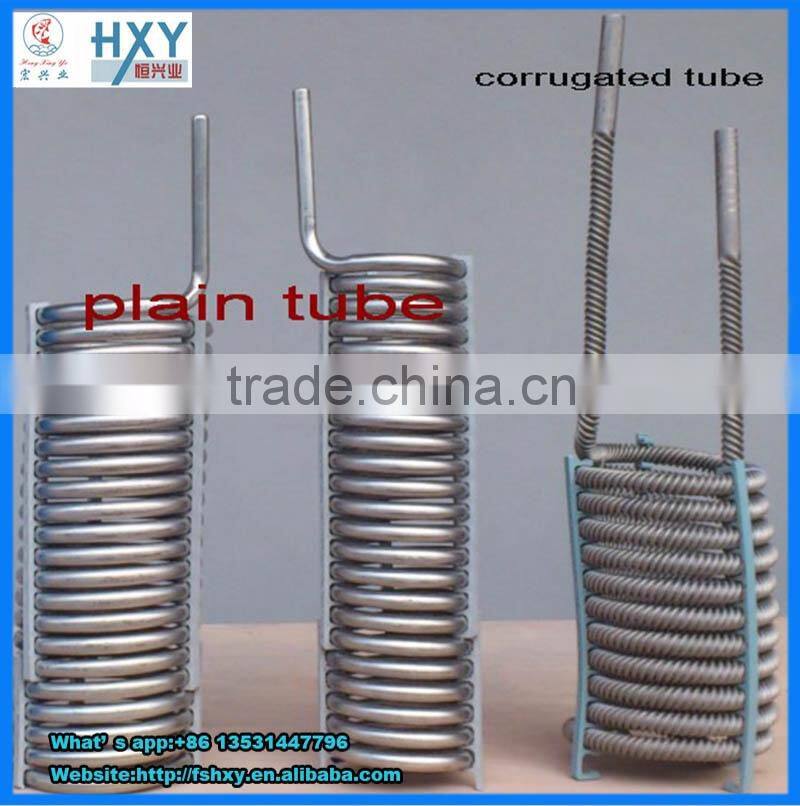 Titanium plain tube evaporator for sea water