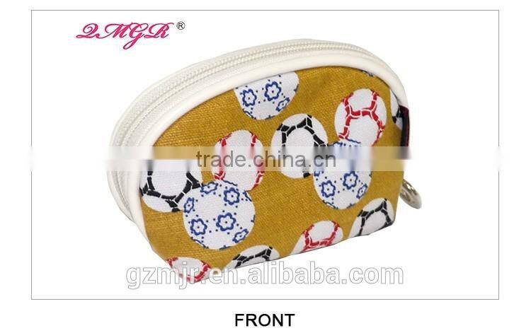 Promotional Cheap Ladies printed Canvas Coin Purse, Key Purse