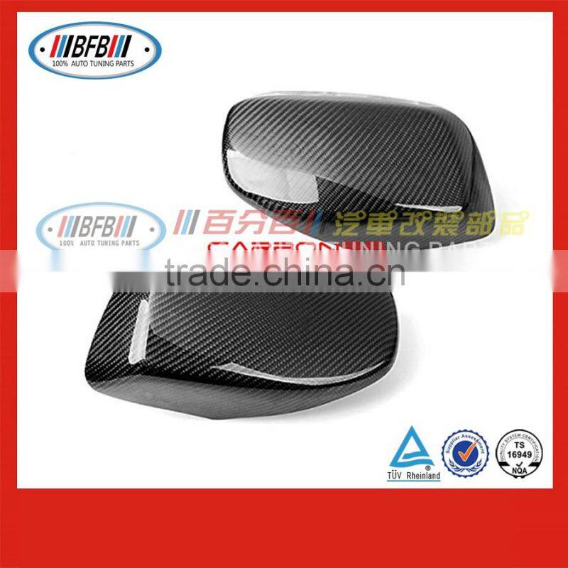 auto bodykits stick on 2004-2009 E60 door mirror cover For Bmw 5 series carbon fiber