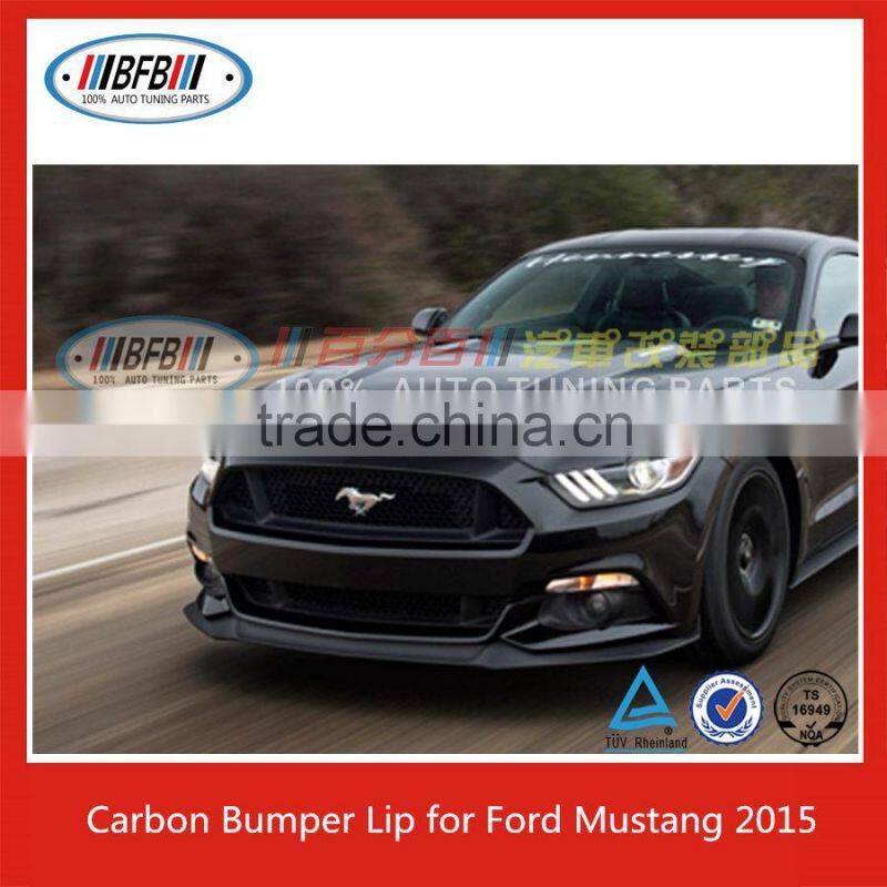 Carbon Fiber Mustang Front Bumper Lip for Ford Mustang 2015UP