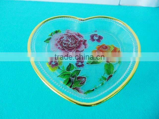 Heart Shape plastic Fruit Dishes
