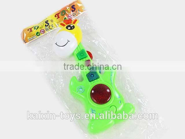 cute giraffe music instrument promotion toy cheap plastic toy guitar