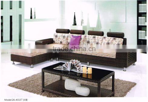 2015 handmade leisure style plastic rattan outdoor garden furniture sets