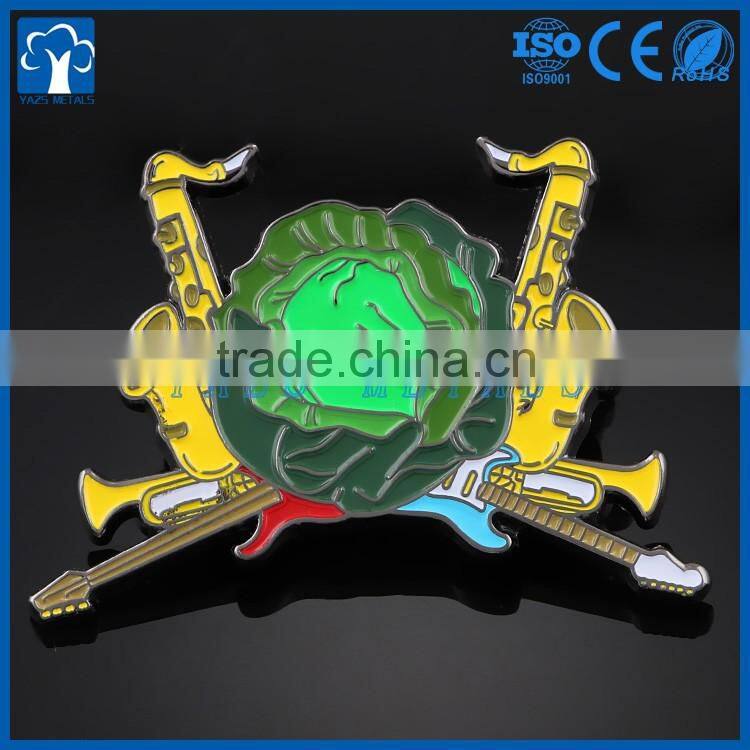 custom back stamp metal hard enamel shoes lapel pin