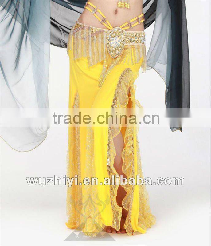 Hot selling fashion an sexy adult belly dance skirt