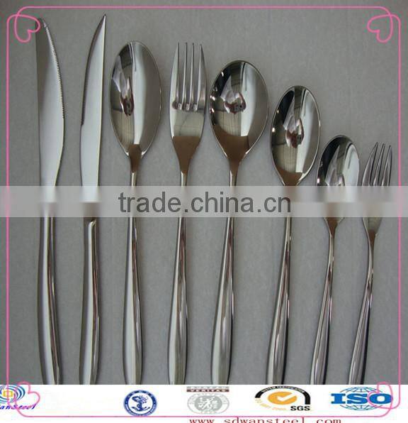 stainless steel cutlery set/dinner set with gift case ,2 piece