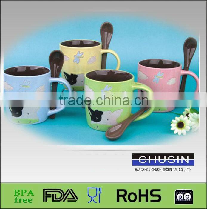 China Manufacturer Manufacturing New Products 2014 Ceramic Round Mug