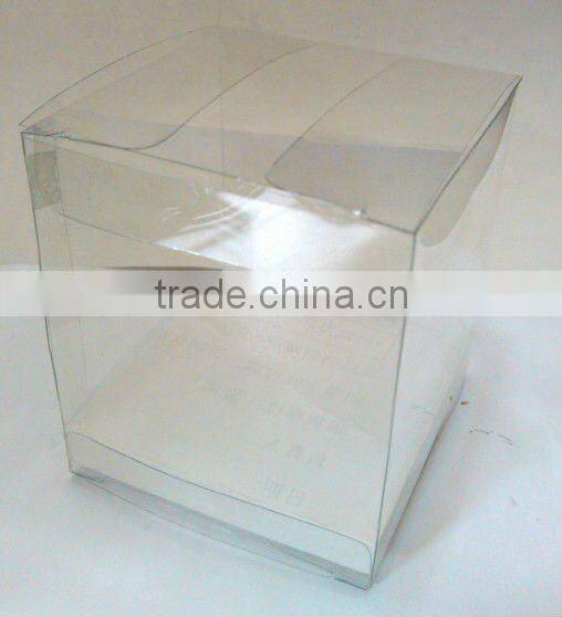 clear plastic folding box for packaging