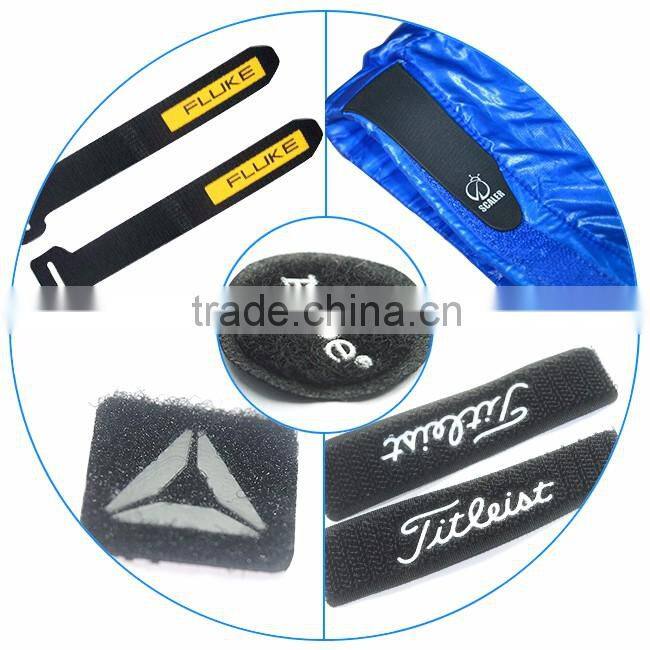 Printed hook loop/printed logo hook and loop tape/ high quality printed hook and loop