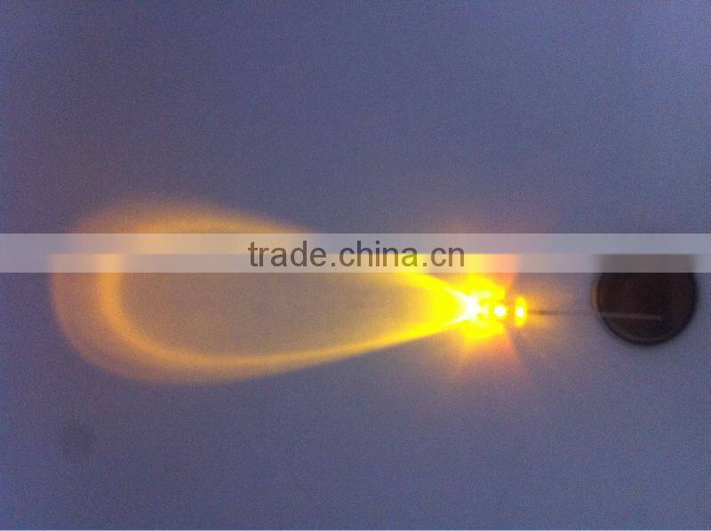 3mm yellow Flickering LEDs 3v