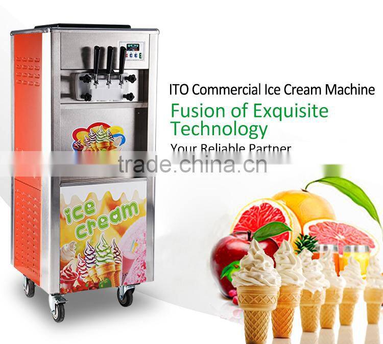 RB-818 Soft Ice 3 flavor Ice Cream Vending Device