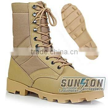 USA standard Tactical Boots is made of waterproof nylon and cowhide leather