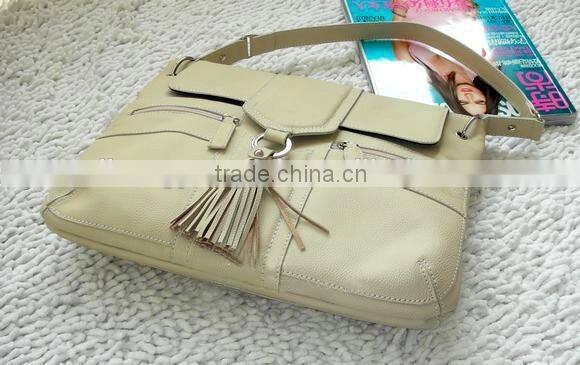 Wholesale women leather tote bag private label handbags leisure travel book bag messenger bag