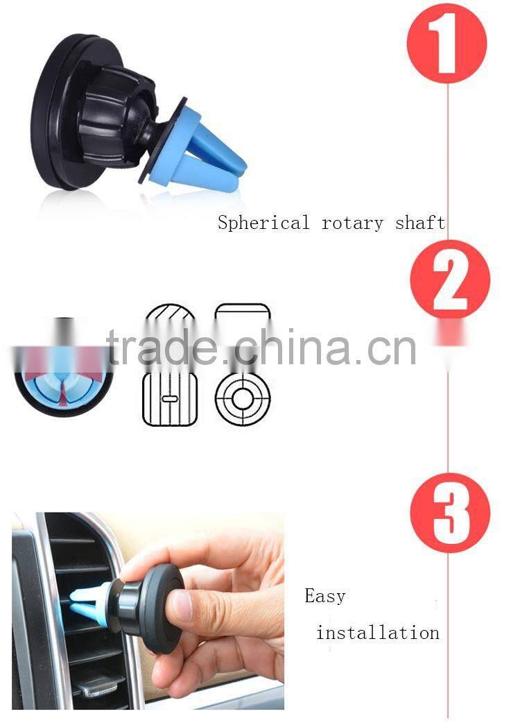 Universal magnetic air vent mobile phone car mount car holder for iPhone and Android