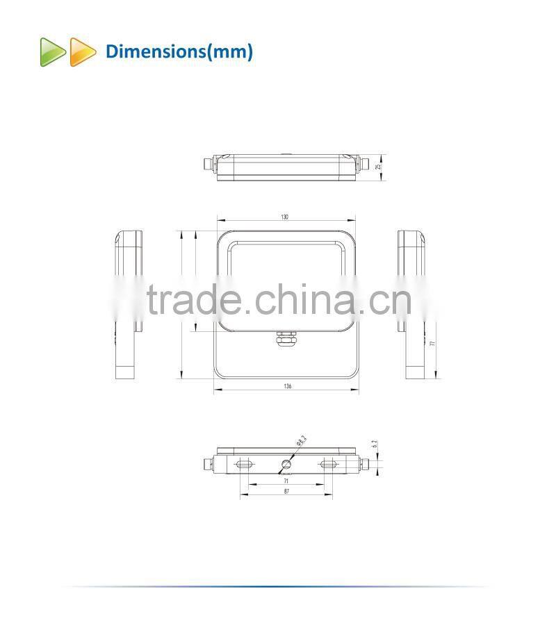 New design 10W IPAD LED Flood Light for Outdoor Lighting