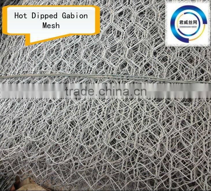 Galvanized &PVC Coated Anping Factory Gabion Box Basket/Gabion Wire Mesh Netting
