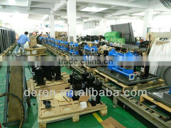 Deron air source high efficiency/good performance swimming pool/spa heat pump water heater 14.5kw(CE,heating or cooling)