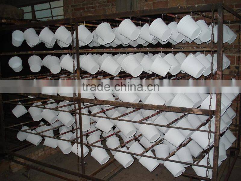 2015 Hot Garden Decorative Metal Flower Planter Set with Number Emboss