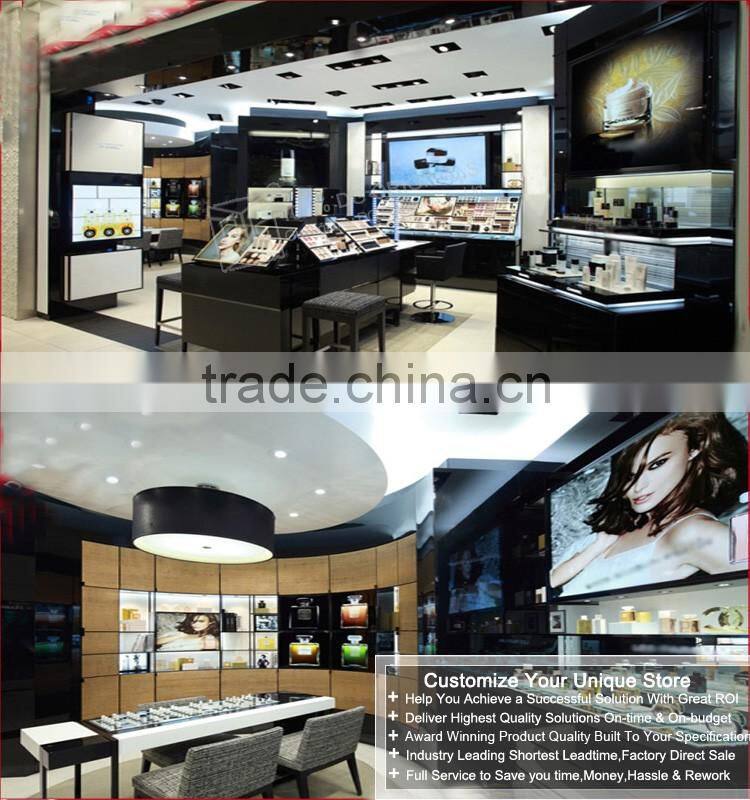 shopping mall cosmetic shop counter design furniture shop layout