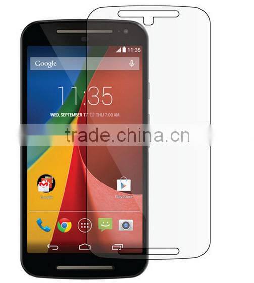 Factory price ! Popular models ! 9H 0.33mm 2.5D tempered glass screen protector for motorola moto g2